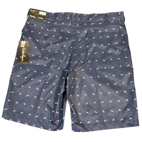 NWT Walter Hagen Perfect 11 Collection 38"W X 10" Inseam Mini Golf Cart Navy - Picture 2 of 10